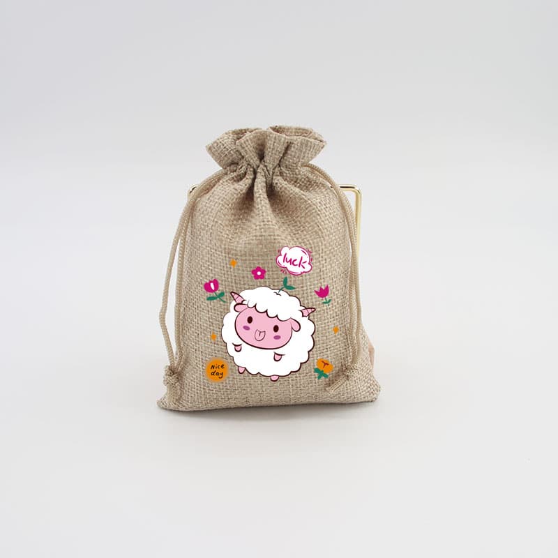 Eid al-Adha Sacrificial Lamb Gift Bag, Travel Storage Bag, Holiday Party Decoration, Lamb Cloth Bag