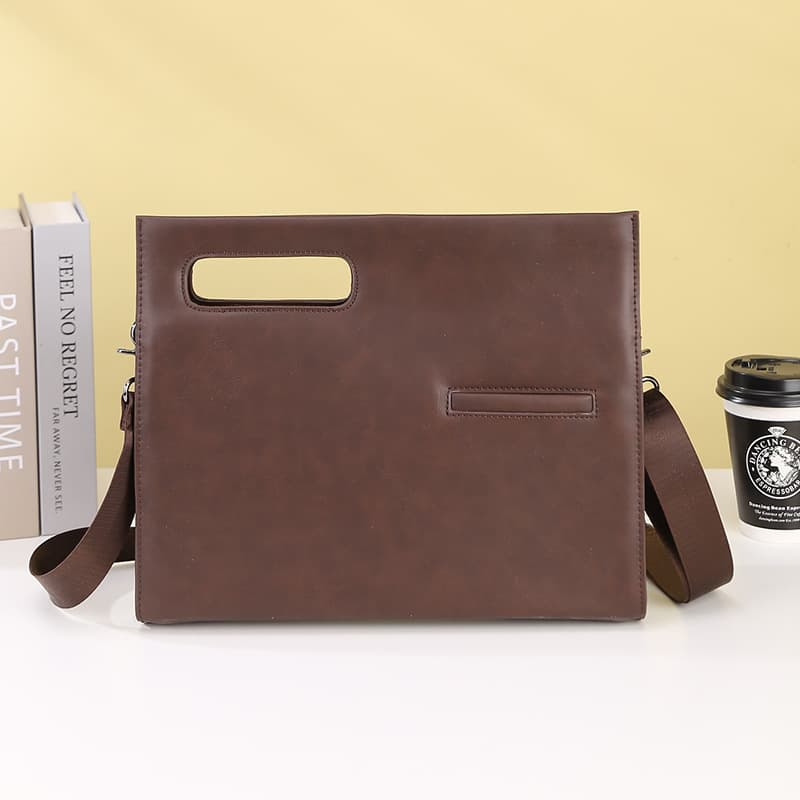 Men's Crossbody Sling Bag Korean Retro Business Casual Handbag Manufacturer Stock Wholesale