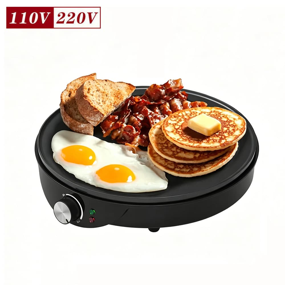 US standard cross-border 12-inch large-size pizza machine 30cm large baking pan pancake machine egg pancake machine pancake machine