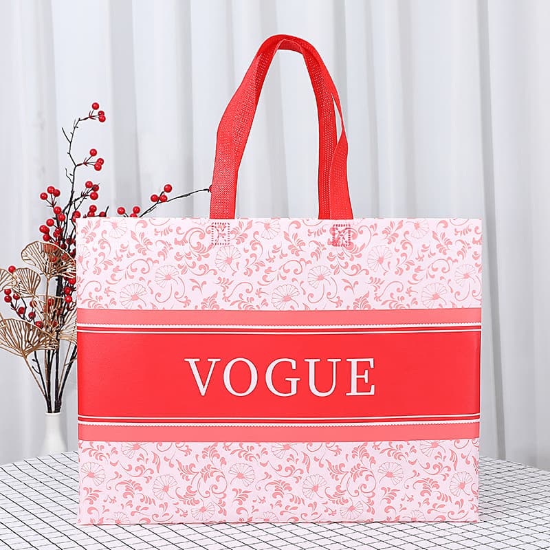 Non-woven tote bag premium garment bag shopping bag coated non-woven bag gift bag in stock wholesale