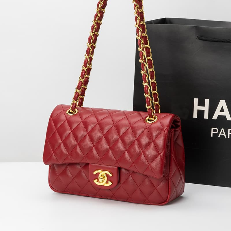 Chanel CF Classic Quilted Genuine Leather Crossbody Bag, Chic Style, Premium Quality, Designer Women's Bag