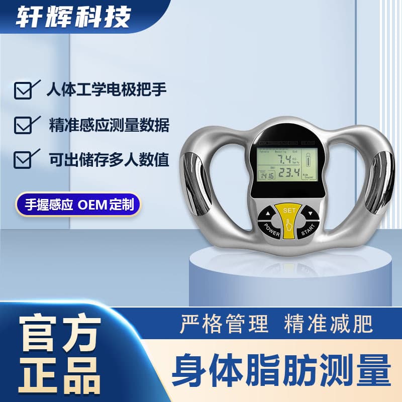 Handheld BMI Fat Analyzer Electronic Body Measurement Device for Weight Analysis, Portable Chinese/English Version for Fat Loss