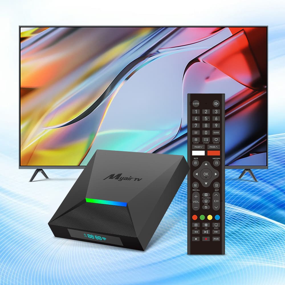 Cross-border MyairTV TV Box Amlogic S90X3 Network Player Dual-band 4K HD Foreign Trade TV Box