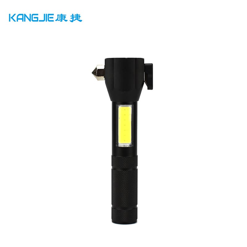 New Ultra-Bright Car Multifunctional Flashlight Car Window Breaker Safety Hammer Household Rechargeable Self-rescue Emergency