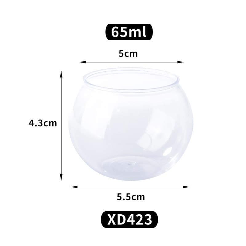 Mousse Cake Cup Square Cup Dessert Table Slanted Pudding Jelly Cup Tiramisu Biscuit Cup Disposable Plastic Cup