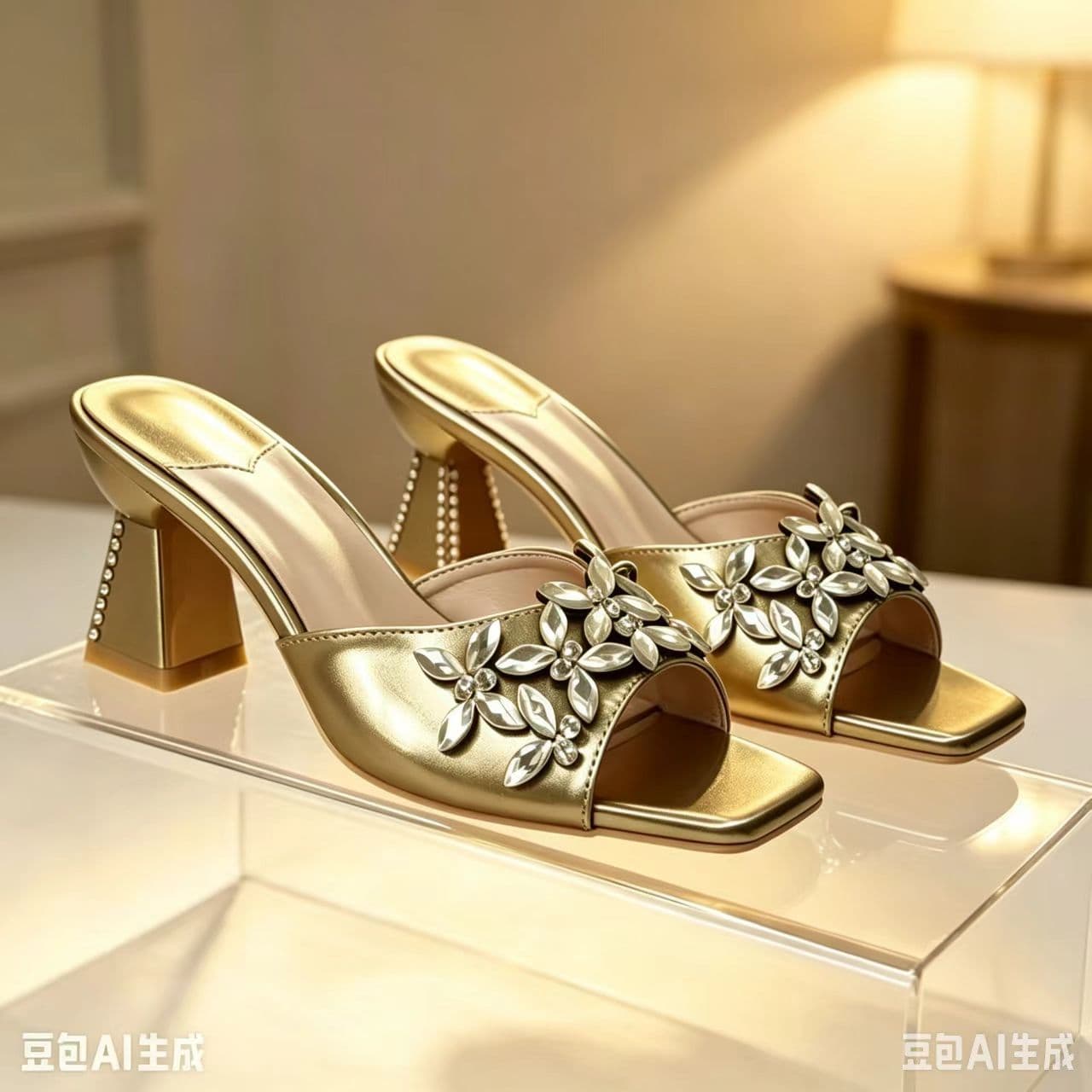Ladies full diamond pointed toe bag toe high heels sandals crystal rhinestone evening high heel sandals only shoes