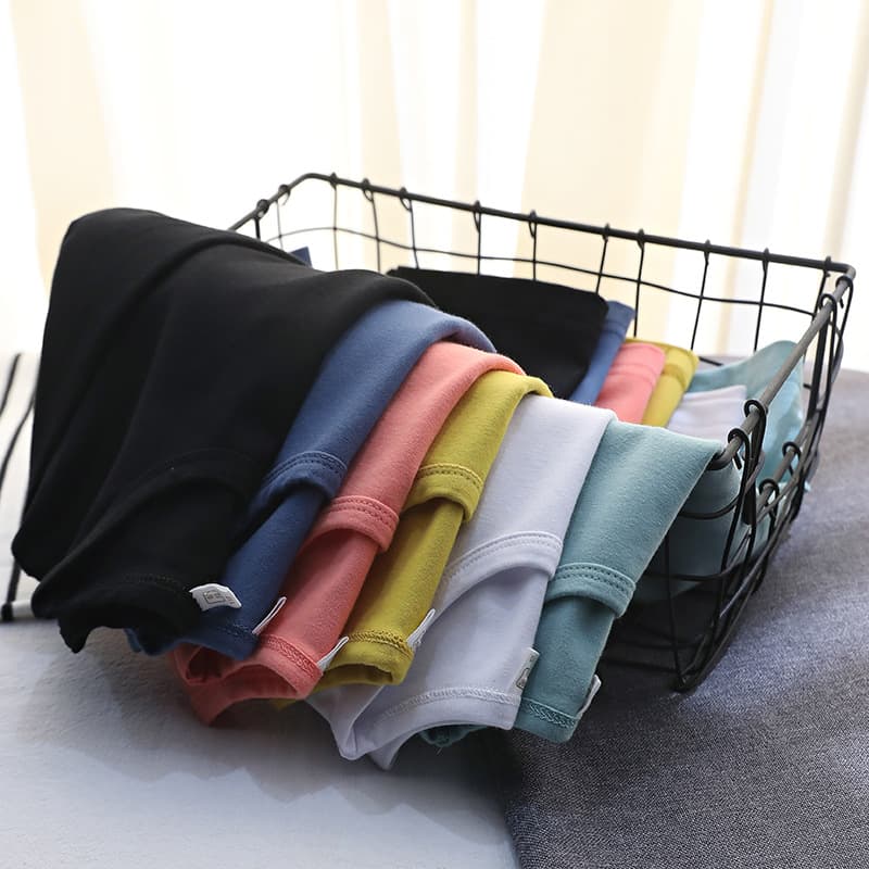 2024 Spring/Summer Children's Short Sleeve T-Shirt Cotton Half Sleeve Girls T-Shirt Boys Short Sleeve Kids Clothing Japanese Style Base Layer Short Sleeve