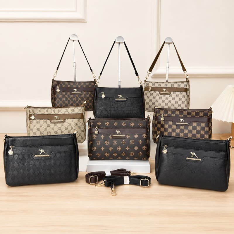 Qianzihu New Cross-Border Hot Selling Handbag Women's Versatile Tote Bag Large Capacity Mom Bag Commuter Shoulder Crossbody Bag