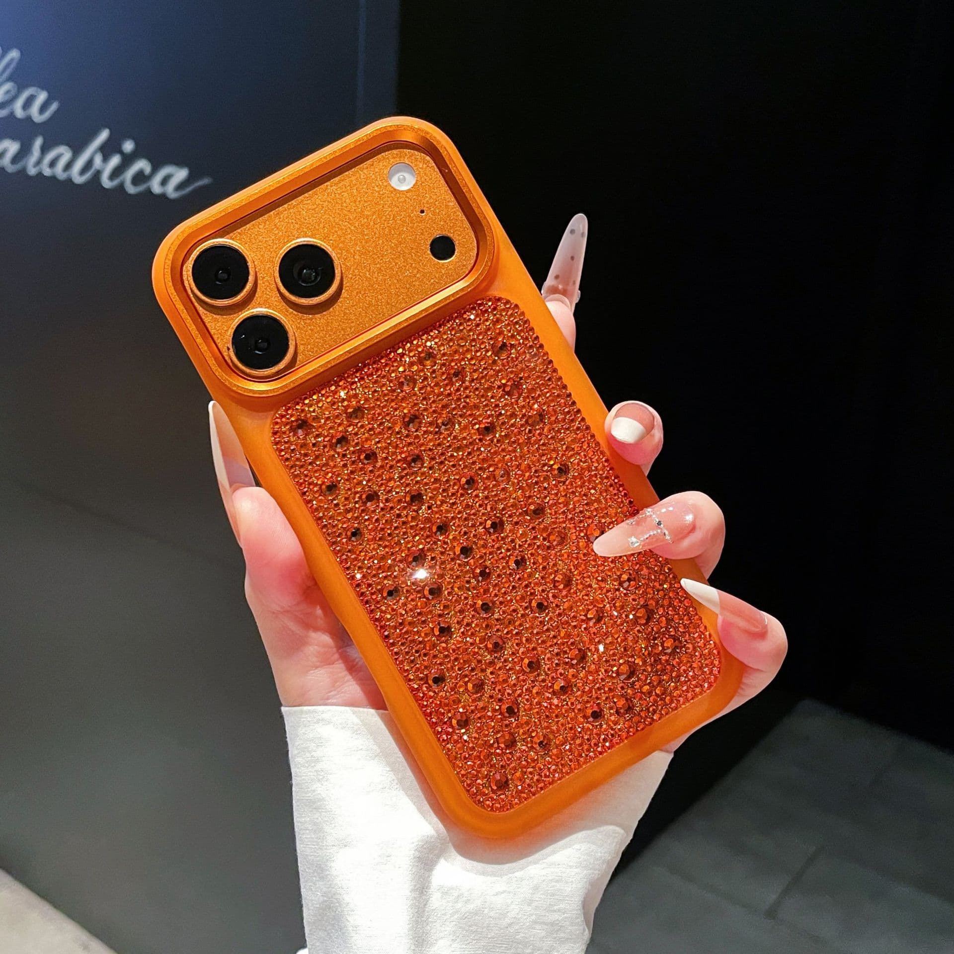 Case for iPhone 17 Pro Max, Apple 16 Rhinestone Phone Case, Shockproof 15 Pro Phone Protective Cover