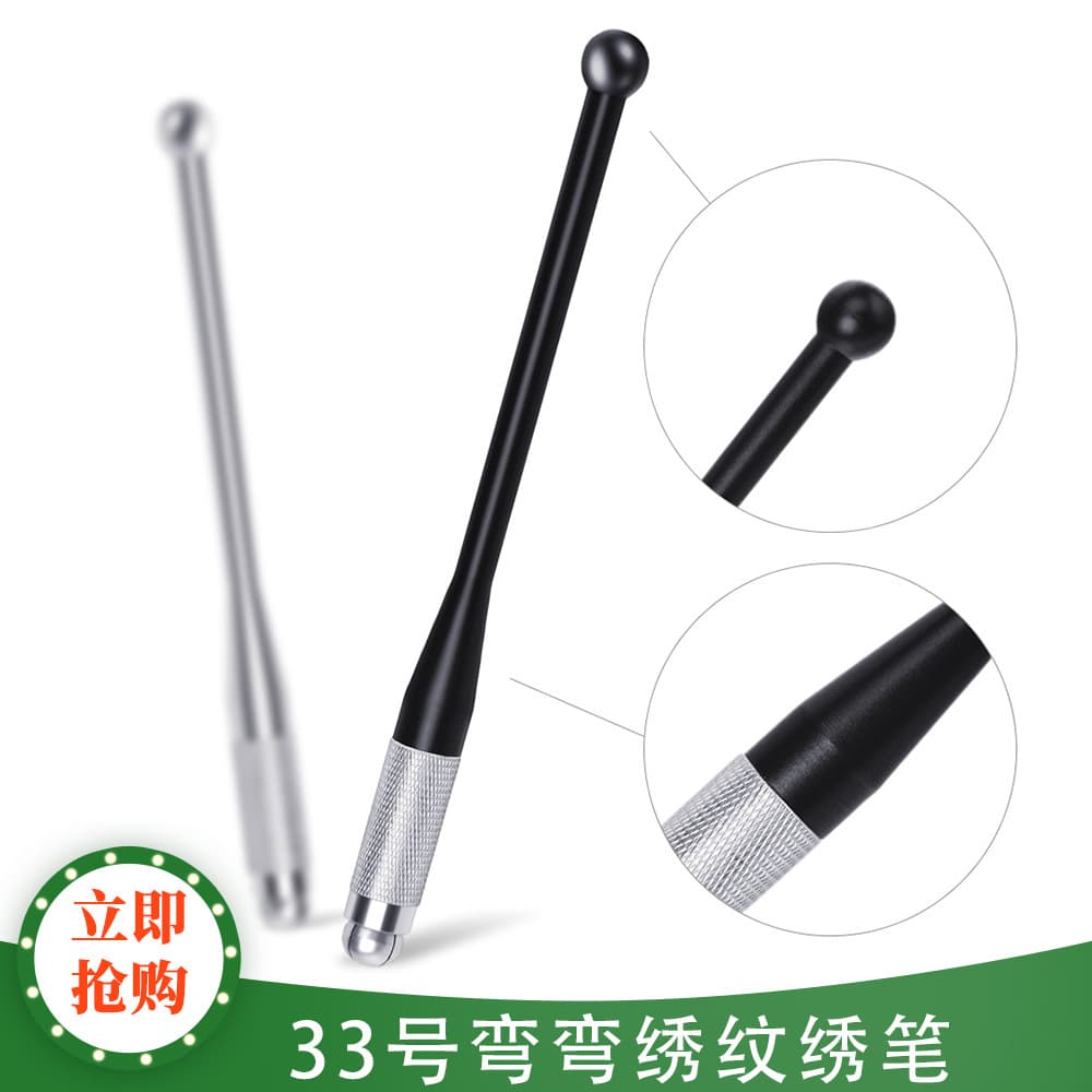 Curved Embroidery Semi-Circular Cross Clamp Tattoo Manual Pen No. 33 Korean Eyebrow Tattoo Pen Tattoo Needle Holder Eyebrow Needle Bar
