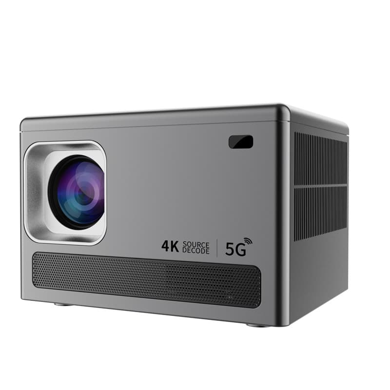 Portable projector for home theater, 1080p Android smart HD 4K home wireless projector (cross-border version)