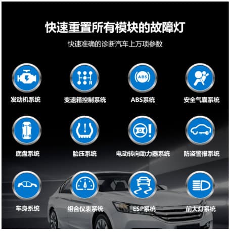 Cross-border Universal Full Vehicle System OBD2 Diagnostic Battery Test Annual Inspection Pre-check Decoder