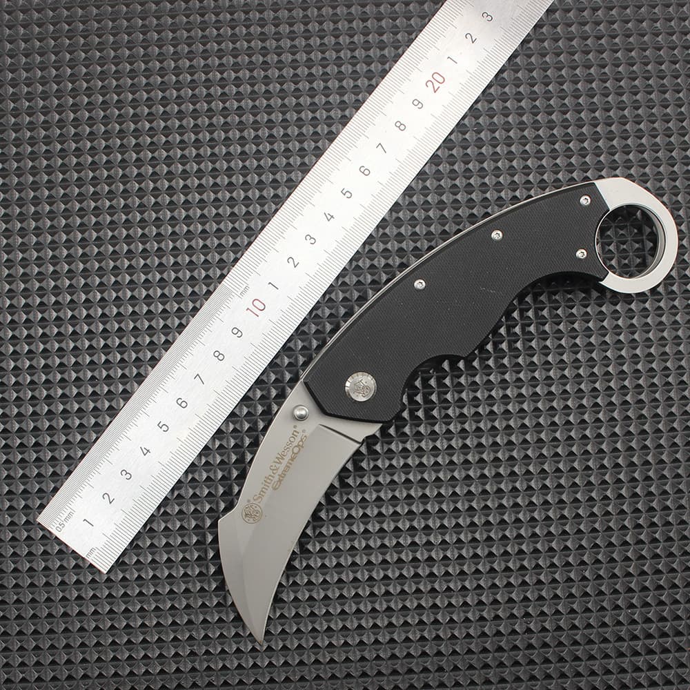 Best-selling Smith CK33 Folding Knife Camping Outdoor Pocket Portable Survival Knife G10 Claw