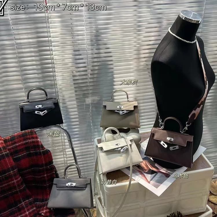 2024 New Premium Kelly Bag Generation 2 Handheld Crossbody Bag Mini Commuter Versatile Shoulder Bag Mini Small Bag