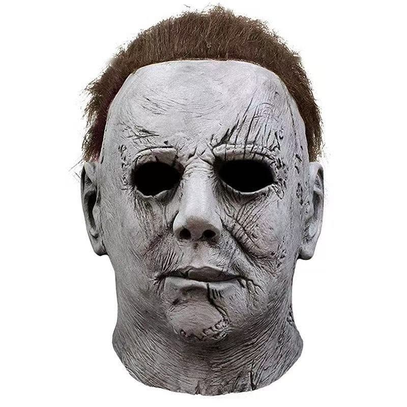 Spot Halloween new moonlight light panic white McMeel Myers Major latex mask headgear