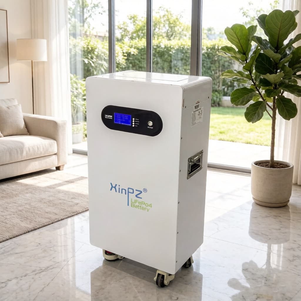16Kw 51.2V 314Ah Wheeled Household Energy Storage Power Generation System Equipment Floor-Standing Lithium Iron Phosphate Battery Pack