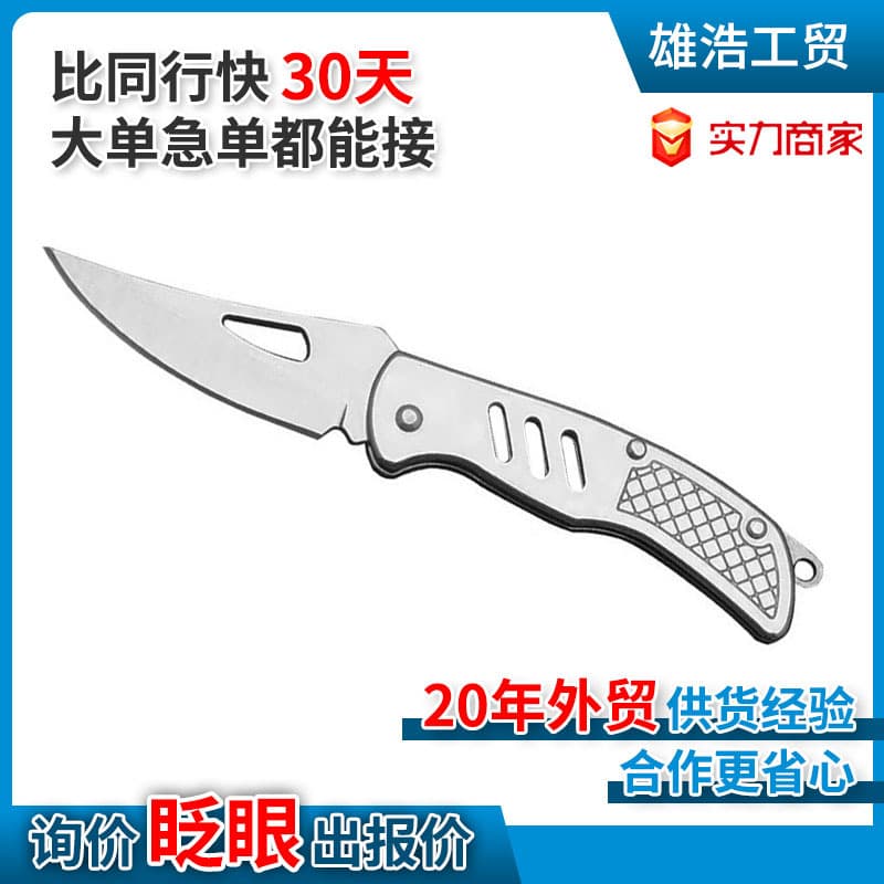 High Hardness Folding Knife Portable Mini Pocket Knife, Outdoor Multi-functional Stainless Steel Folding Fruit Knife 2
