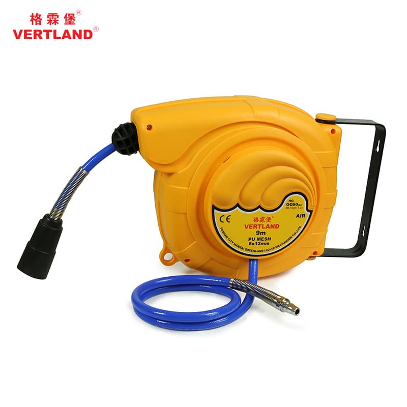 Gelinburgh GQ90A Automatic Retractable Hose Reel Manufacturer Automotive Repair Shop Assembly 4S Beauty Shop Air Drum