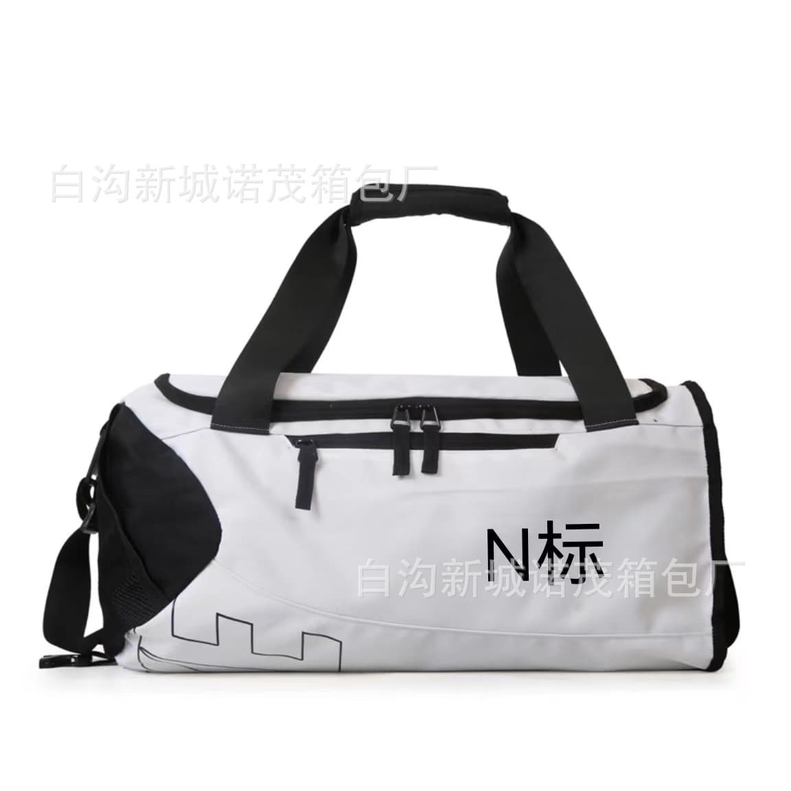 Sports Fitness Bag for Men, Portable Training Bag, Handheld Duffel Bag, Short Trip Travel Bag for Women, Large-Capacity Basketball Bag