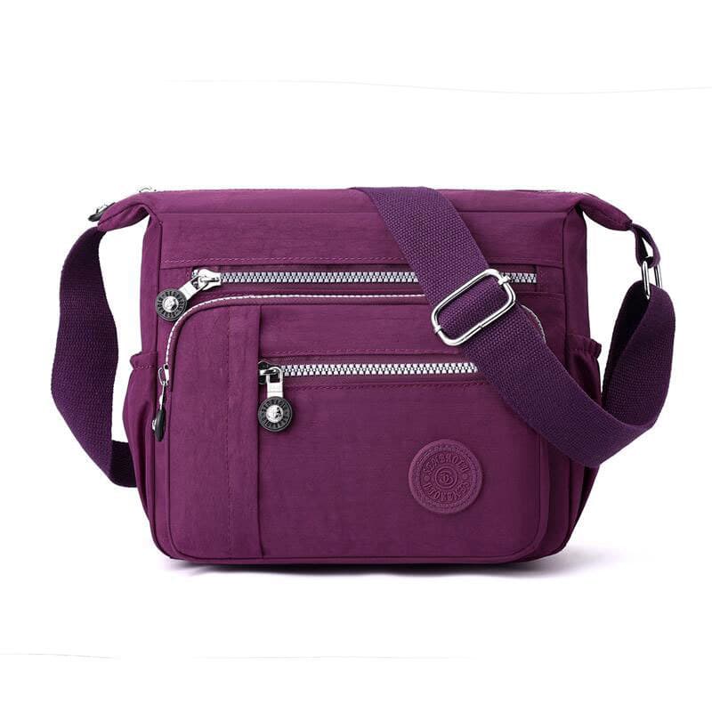 Oxford cloth washed crossbody bag for women 2026 new mom bag multi-pocket casual nylon shoulder bag for women wholesale