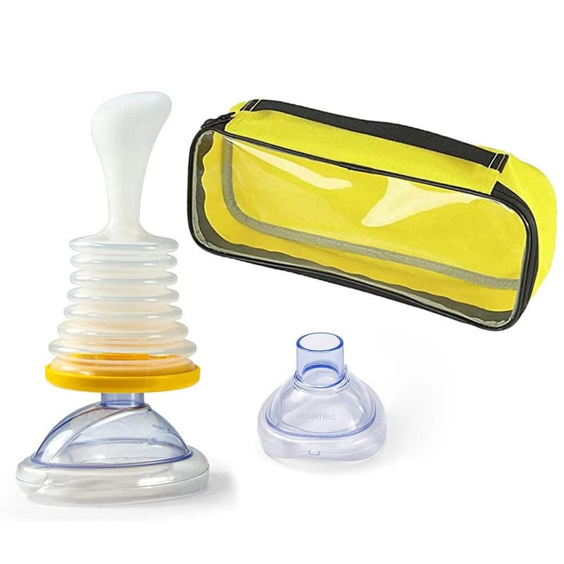 Choking Device cross-border anti-suffocation mask breathing trainer first aid mask artificial cardiopulmonary capacity