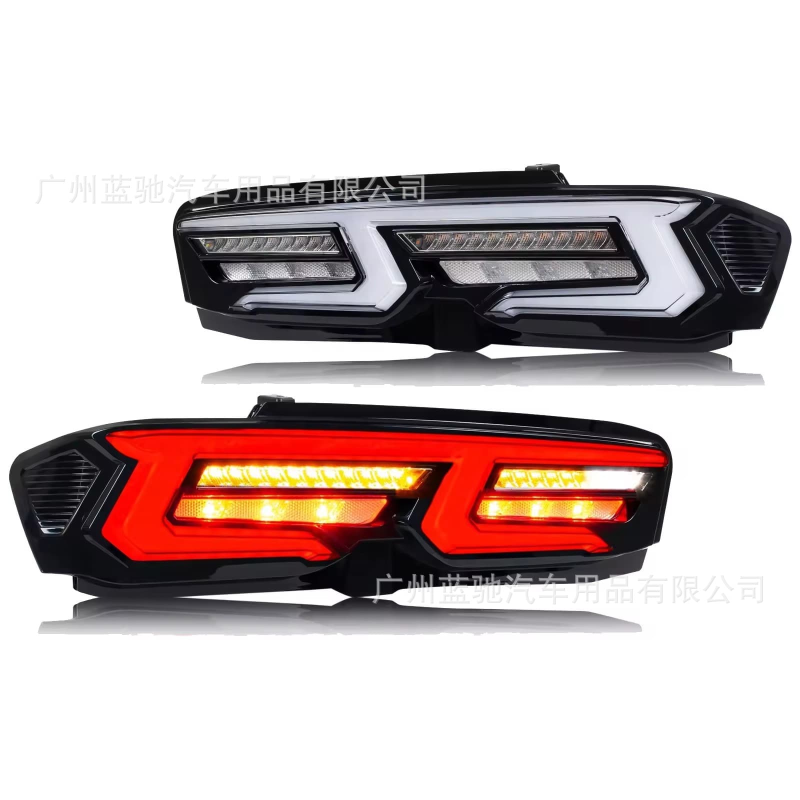 Tail Light Assembly for 2019-2024 Chevrolet Camaro Camaro Modified LED Rear Tail Lights with Flowing Turn Signal