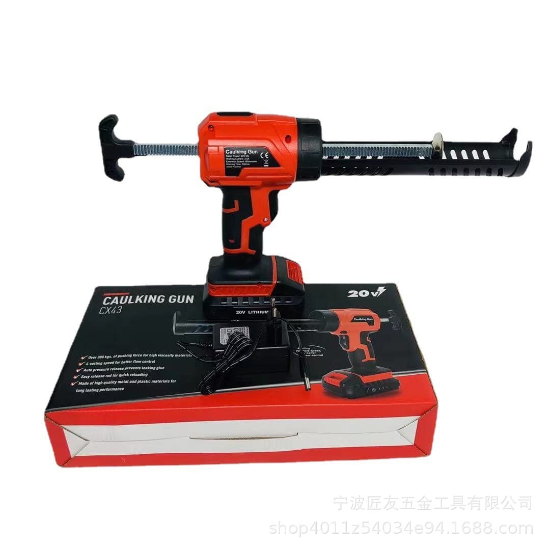 Electric Caulking Gun for Hard/Soft Tube Glass Sealants and Squeezing