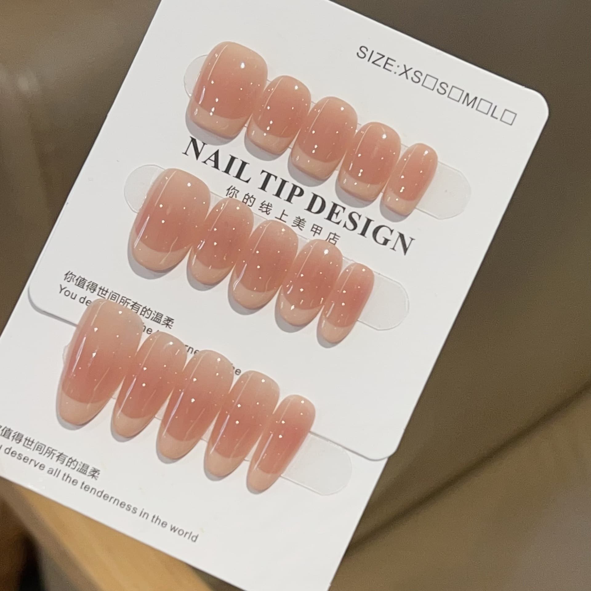 Pure Desire Blush Structured Skin Powder French Handmade Wear Nail J595 Kit with Box