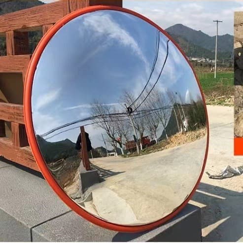 Rearview mirror 60/80cm 1m traffic concave/convex mirror, road corner, garage spherical mirror, indoor/outdoor mirror