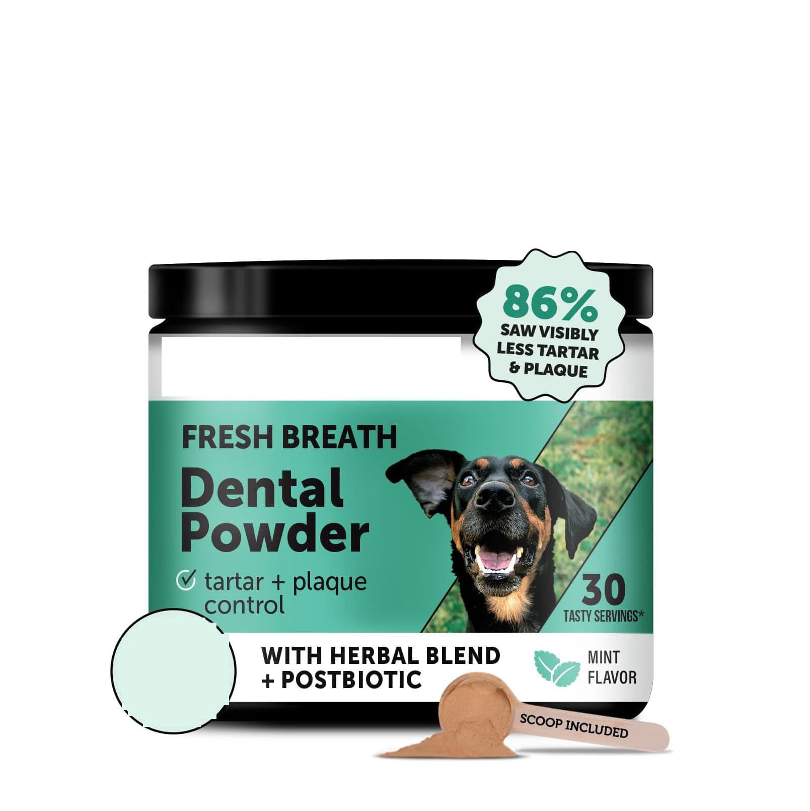 TK US Hot-Selling Dog Teeth Cleaning Oral Fresh Powder with Natural Herbs and Probiotics Factory Wholesale