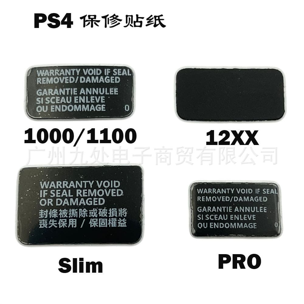 Suitable for PS4 host seal PS4 slim/pro anti-tamper seal 10XX 11xx 1206 label warranty paper