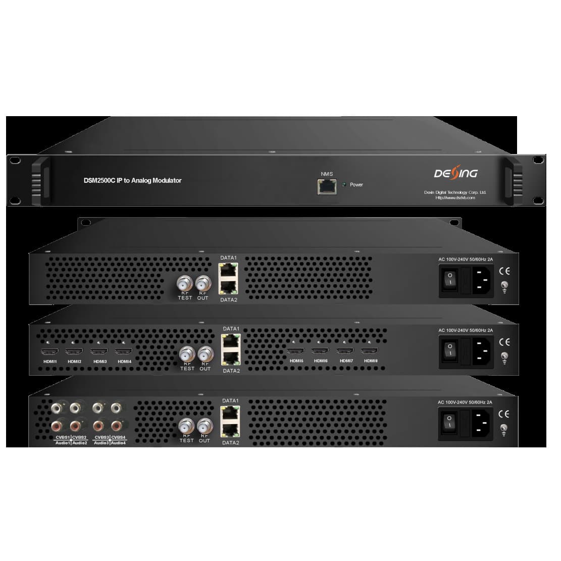 IP to Analog Modulator DSM2500C16in1 IP Analog Modulator