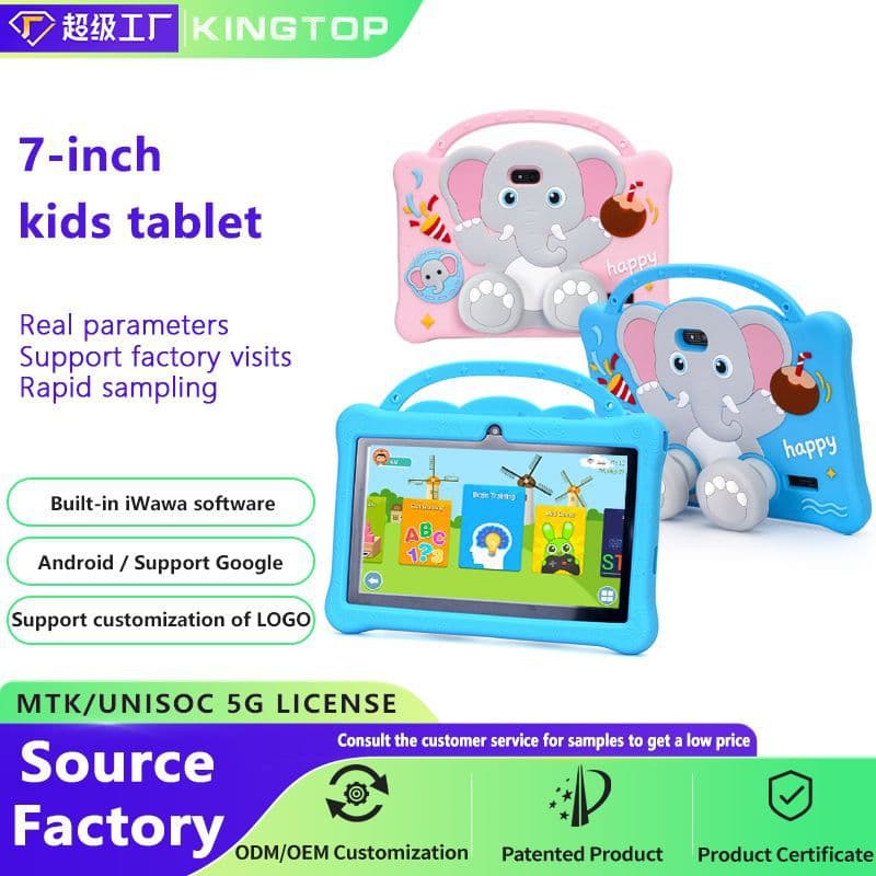7 inch Kids Tablet 8G Android IWAWA Learning Tablet Computer