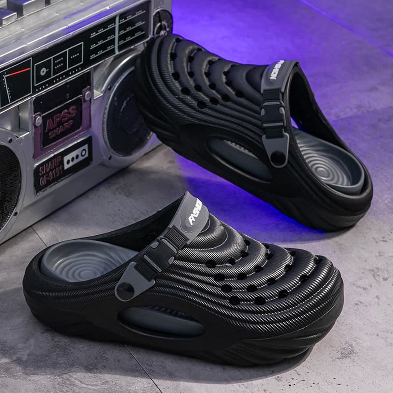 Clog Shoes 2026 Summer Outdoor Driving Beach Shoes Closed Toe Cloud-like Comfort Men's Cloud-like Comfort Heel