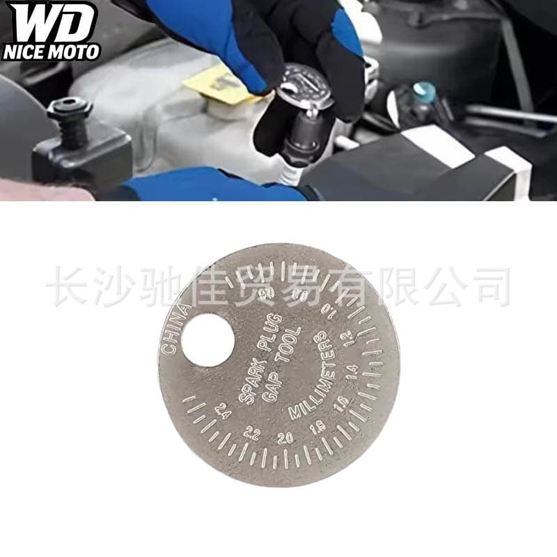 Spark Plug Gap Measuring Tool for Direct Supply, Coin-Type Spark Plug Gauge, Inch