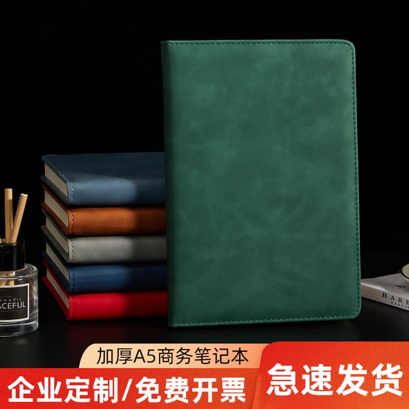 Hardcover Notebook Cover Inner Pages Notepad Printable Logo Business Notebook Study Meeting Record Book