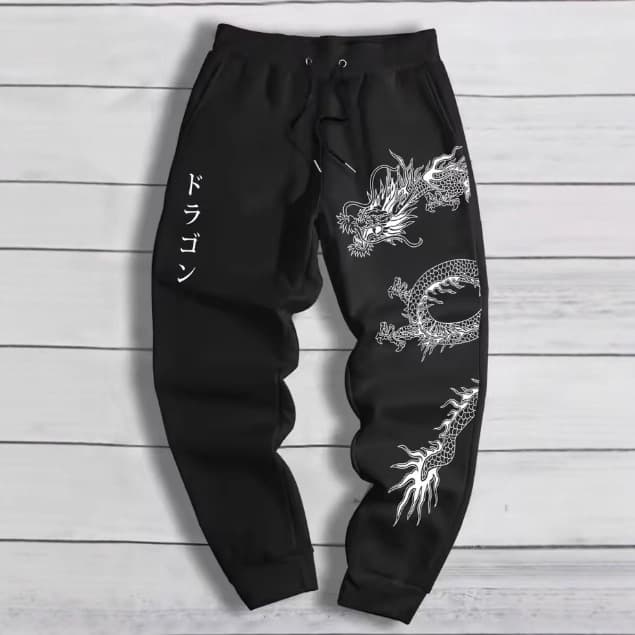 2025 Spring New Graffiti Drawstring Long Men's Sports Pants Jogging Pants 3D Printed Camouflage Pants Men's Casual