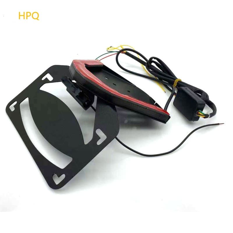 Suitable for Bmw S1000Rr Motorcycle Modification Parts with Lighted Short Tail License Plate Holder License Plate Holder Fender
