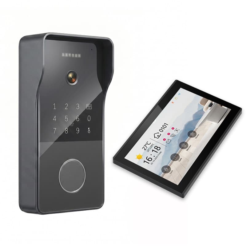 Intelligent building intercom system host home commercial waterproof video doorbell set building access control system