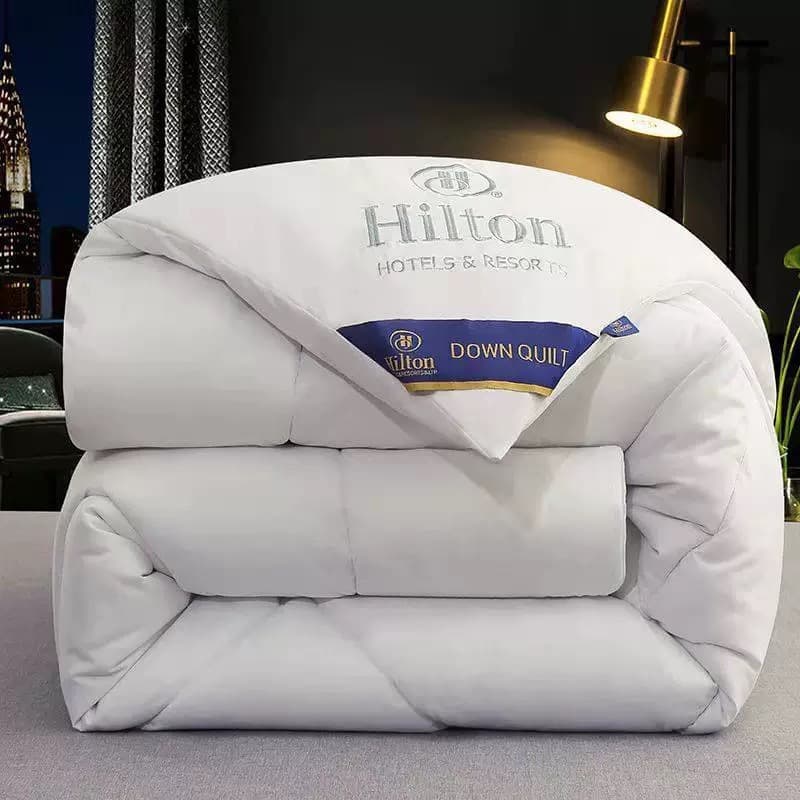 Hotel Same Style Cotton Quilt, Feather Silk Air Conditioning Quilt, All-Season Universal, Thickened Warm Winter Quilt, Household/Dormitory Single/Double Use