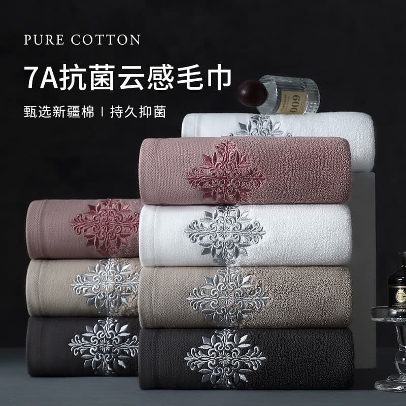 100% Cotton Class A Baby & Mother Grade Thickened Soft Absorbent 7A Antibacterial Bath Towel for Adults and Face