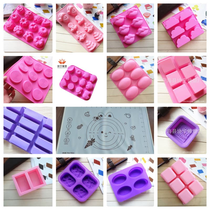 Soap Mold Series Silicone Cake Mold Silicone Baby Food Container Rice Cake Mold Chocolate Mold