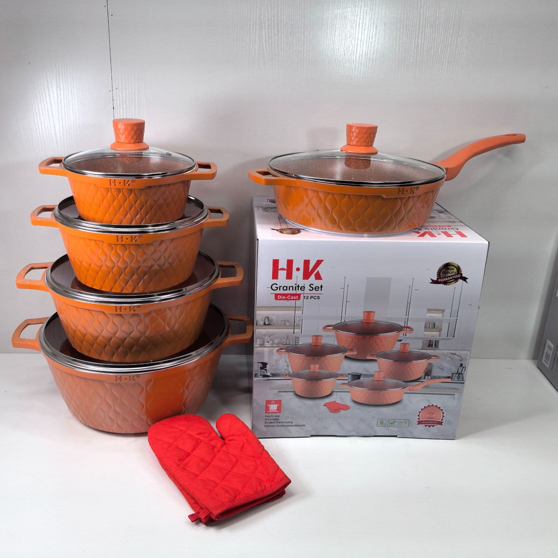 10 Pieces Cooking Pot Cookware Pans Pots Set Cookware Set