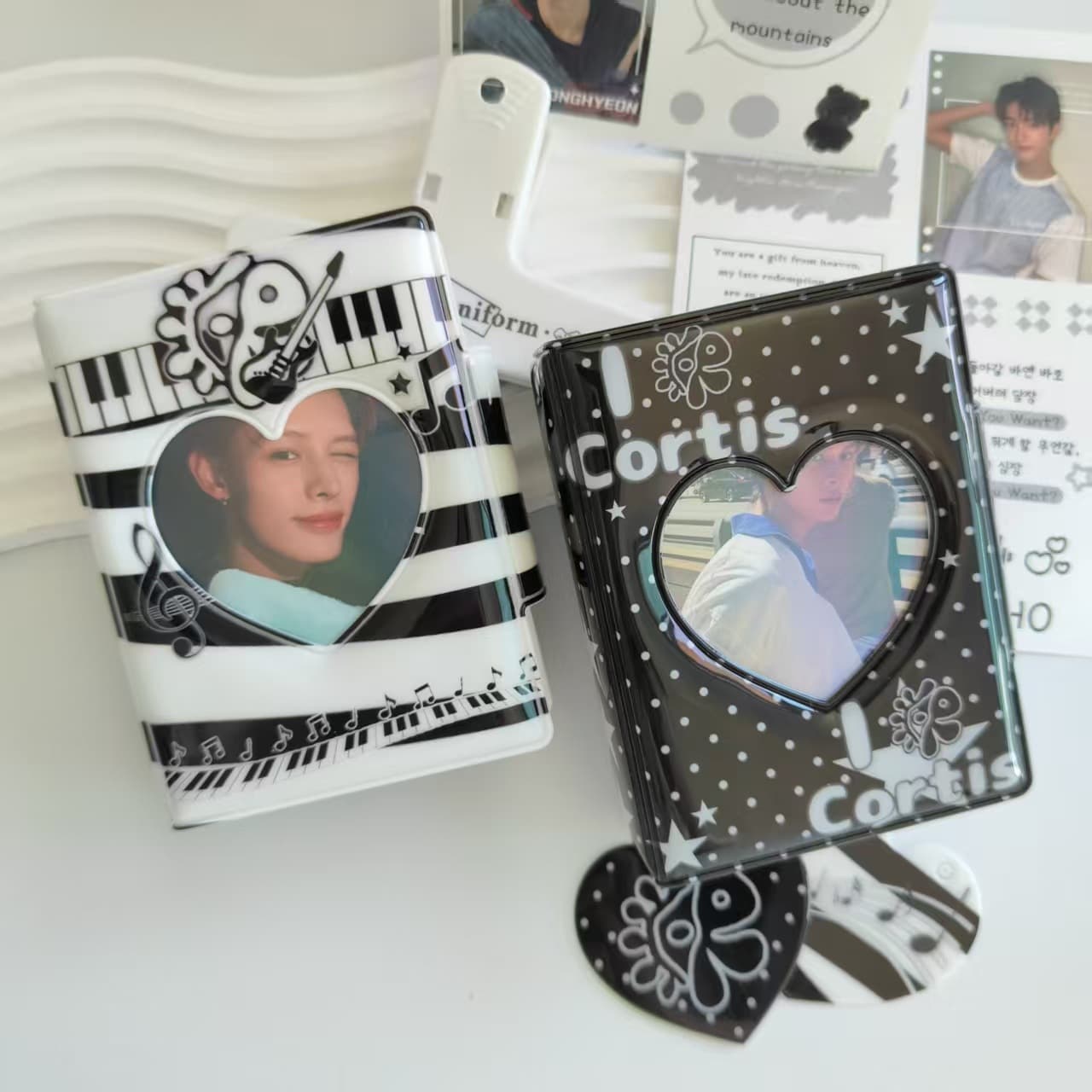 Wholesale supply of original CORTIS hollow small 3-inch small card storage PP star chasing photo album