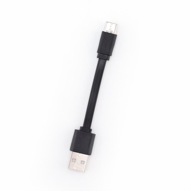 0.1m Type-C Noodle Charging Data Cable, USB Fast Charging Cable, Eco-Friendly Material, 10cm Noodle Cable, Bundled Cable