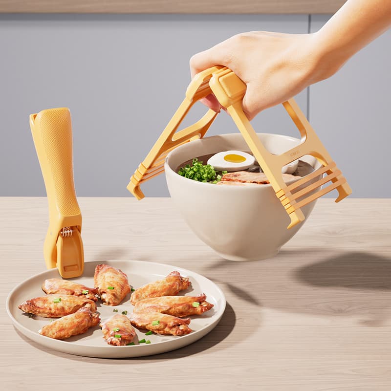 Creative anti-scalding clip, high temperature resistant, non-slip dish clip, dish clip, kitchen tray clip, bowl set, bowl clip