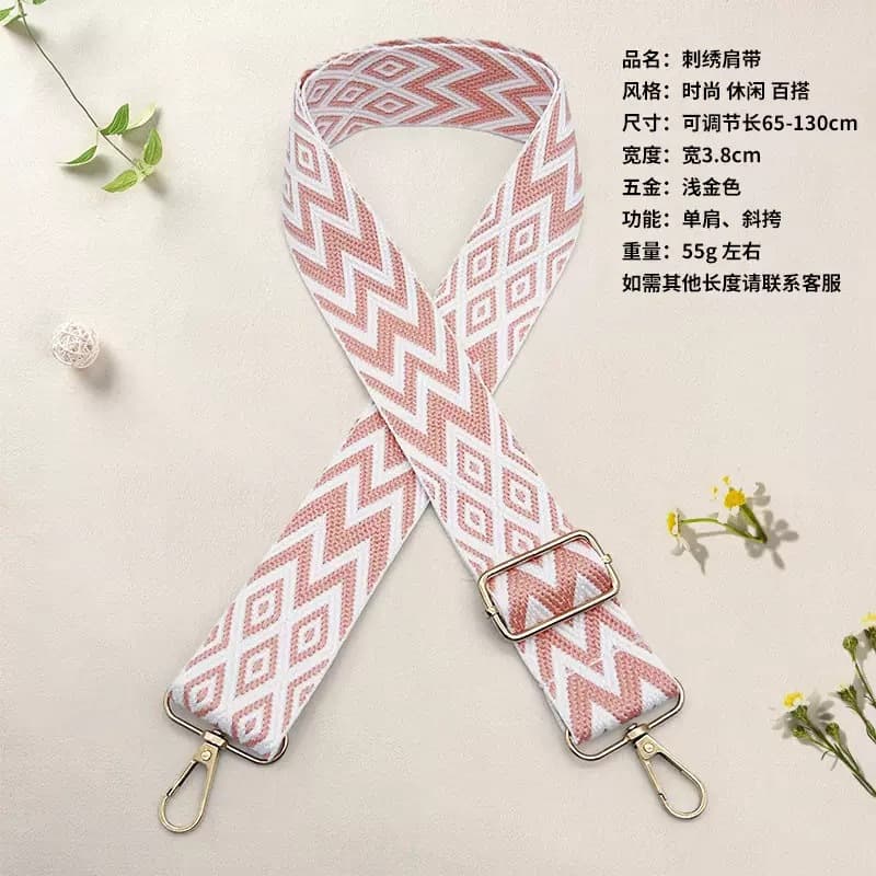New Leather Bag Strap Women's Bag Accessory Single Shoulder Hot Selling Bag Strap Colorful Shoulder Strap Wide Shoulder Strap Crossbody 38mm