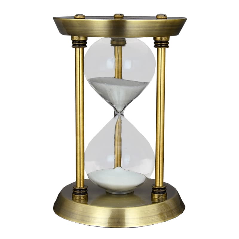 Decorative High-End Timer Creative Hourglass Time Timer Quicksand Gift Glass Globe Hourglass Gift Box