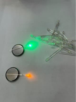 High-quality 3mm non-polar borderless yellow emerald green high-brightness long-leg foggy LED, 1000 pcs per pack, 45 yuan