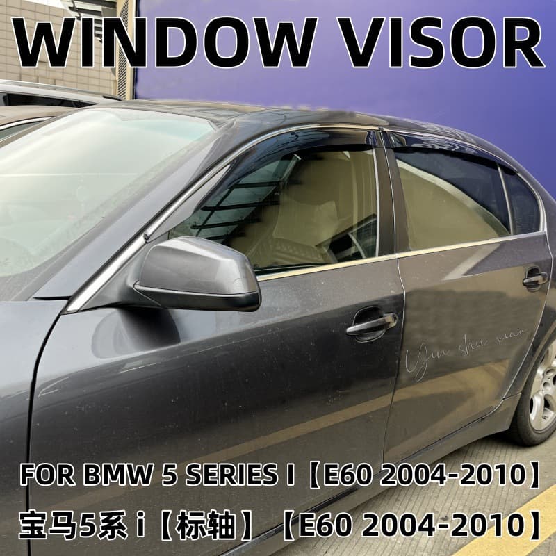 Rain Visor for BMW 5 Series i Standard Wheelbase, Window Deflector Rain Guard, Modified Accessories